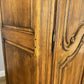 Wardrobe Vintage French Style Oak Two Door Bedroom Storage Armoire LOT 6489