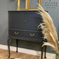 Dark grey drinks cocktail cabinet