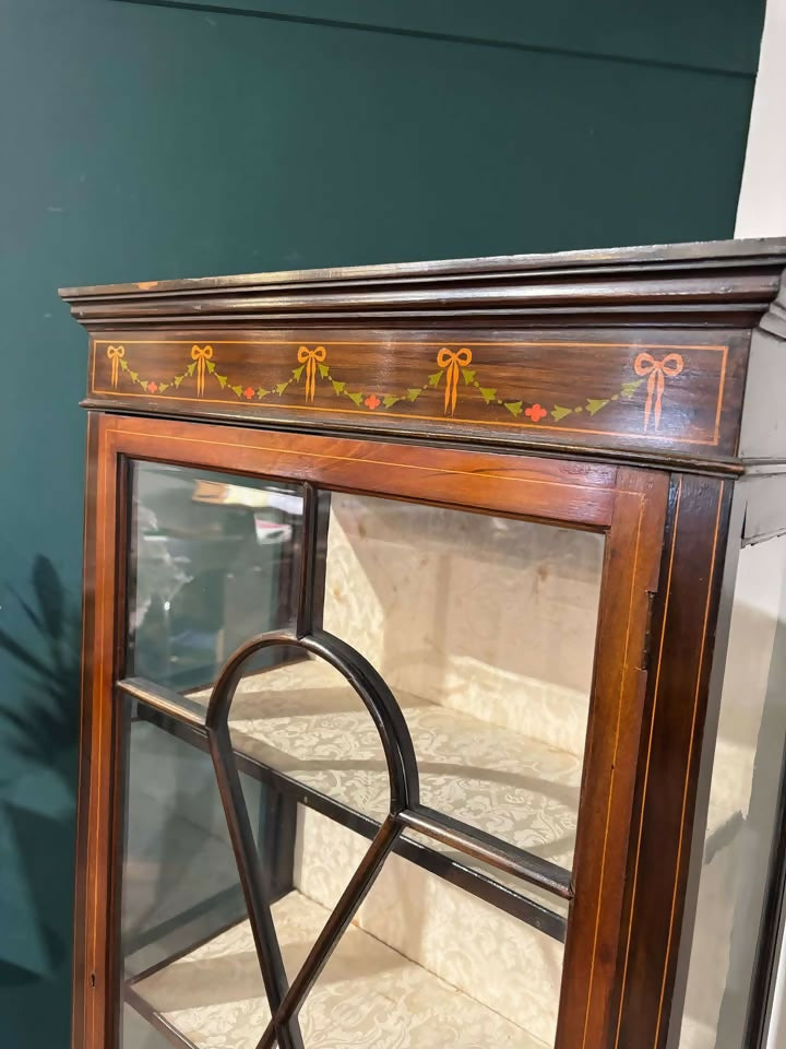 Edwardian Astral Glazed Mahogany Display Cabinetb
