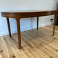 Nathan Mid Century Teak Dining Table Extendable Vintage MCM Extending Table