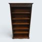 Old Charm Tall Bookcase Finish 5 Shelves Tudor Brown Carvings FREE UK Delivery*