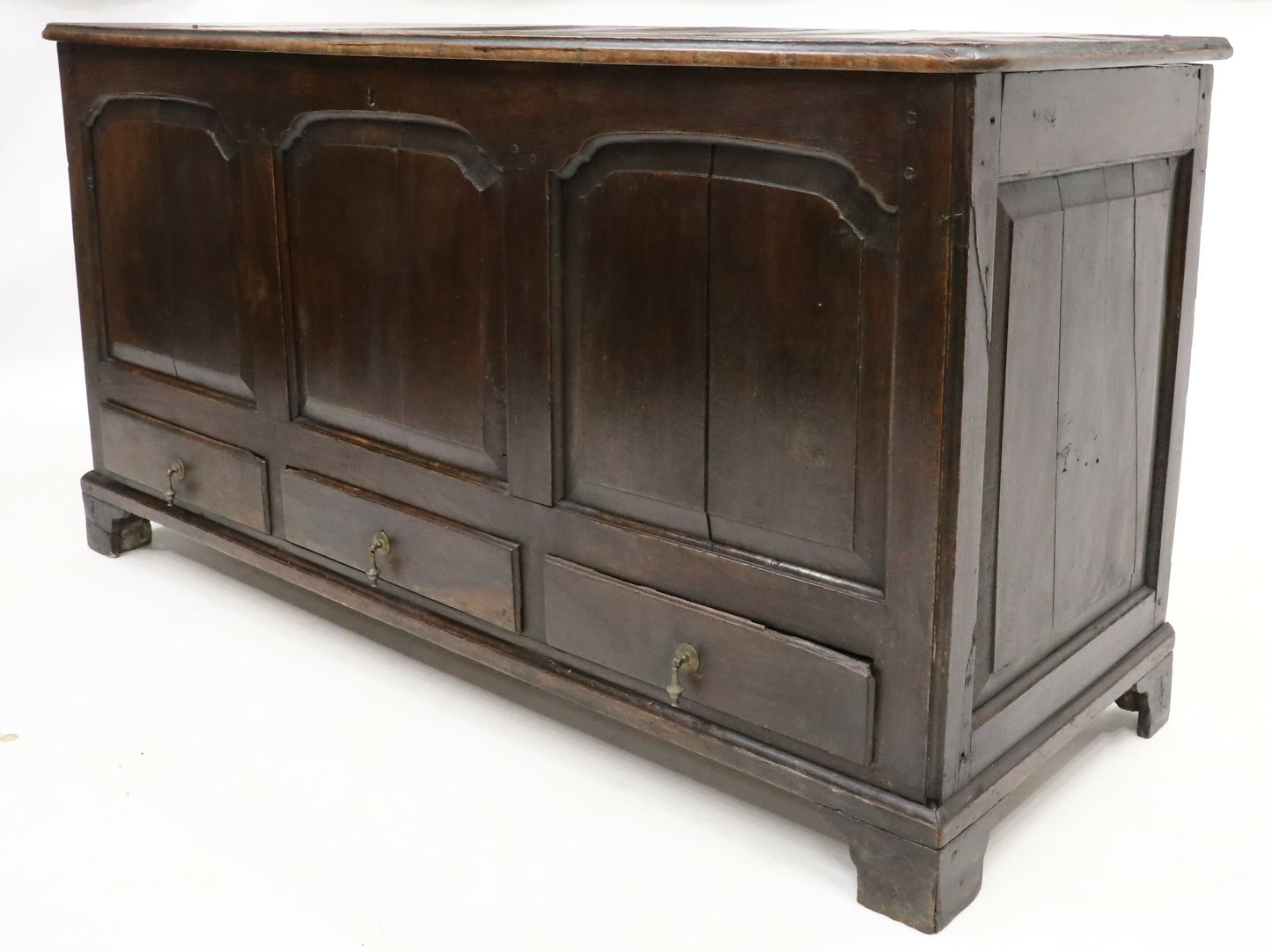 17th Century Jacobean Oak Mule Chest Blanket Box 3 Drawers FREE UK Delivery. SBR8071/0206C