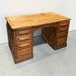 Art Deco period Oak pedestal desk