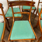 Set of Seven Reproduction Regency Style Mahogany Dining Chairs