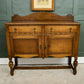 Early 20th Century Oak Sideboard Buffet - Ideal Bathroom Vanity Conversion