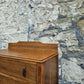 Vintage Chest Of Drawers Oak Two Drawer Cabinet