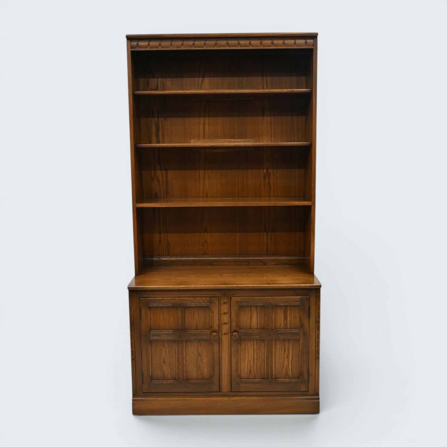 Ercol Mural Bookcase Wall Unit Display Cabinet Golden Dawn FREE UK* Delivery