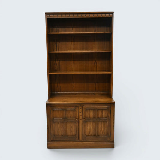 Ercol Mural Bookcase Wall Unit Display Cabinet Golden Dawn FREE UK* Delivery