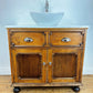 Vintage Vanity Unit Made to Order Vanity Unit Custom Made Bathroom Furniture Antique Vintage Traditional Bathroom Washstand Basin Unit