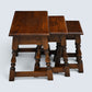 Old Charm Nest of 3 Tables Solid Oak Tudor Side Tables Model 1494 FREE Delivery*