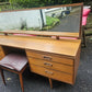 Mid Century Modern Dressing Table by White & Newton with stool and mirror