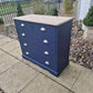Stunning large blue chest of drawers