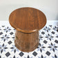 Oak Barrell Style Occasion Table Side Table with Cupboard