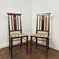 Pair of Edwardian Arts & Crafts Inlaid Mahogany Parlour Chairs