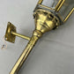 Pair of Wall Lights Antique French Style Lantern Sconces Glass LOT 6478