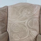 Vintage Style Cream Fabric Wingback Armchair