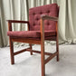 Vintage Late Mid Century Oak Chair Side Armchair Danish Scandi Retro R1087