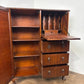 Vintage Mahogany Bureau Bookcase / Combination Cabinet