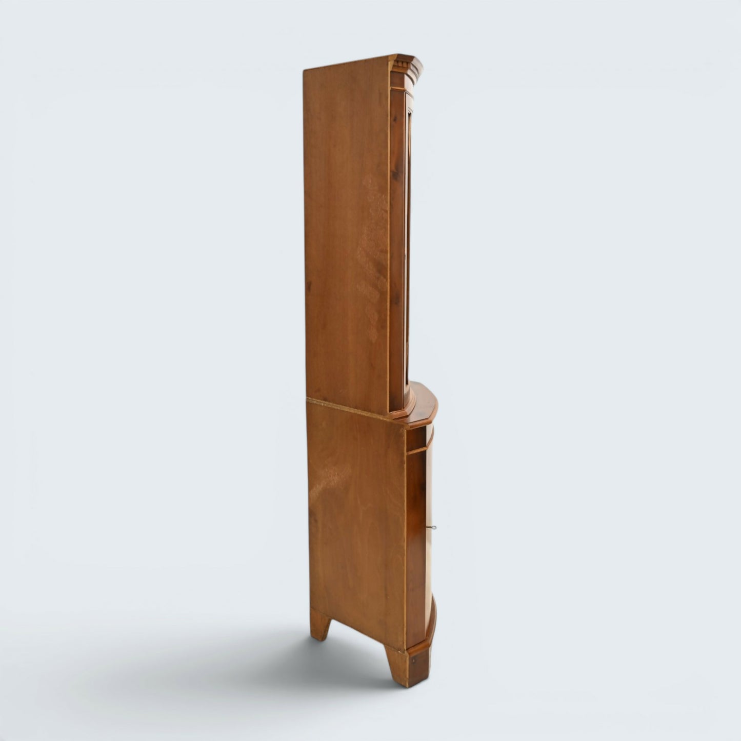 Georgian Style Corner Display Cabinet with Cupboard Glass Door FREE UK Delivery*