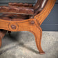 Superb Regency Mahogany & Leather Reclining Armchair