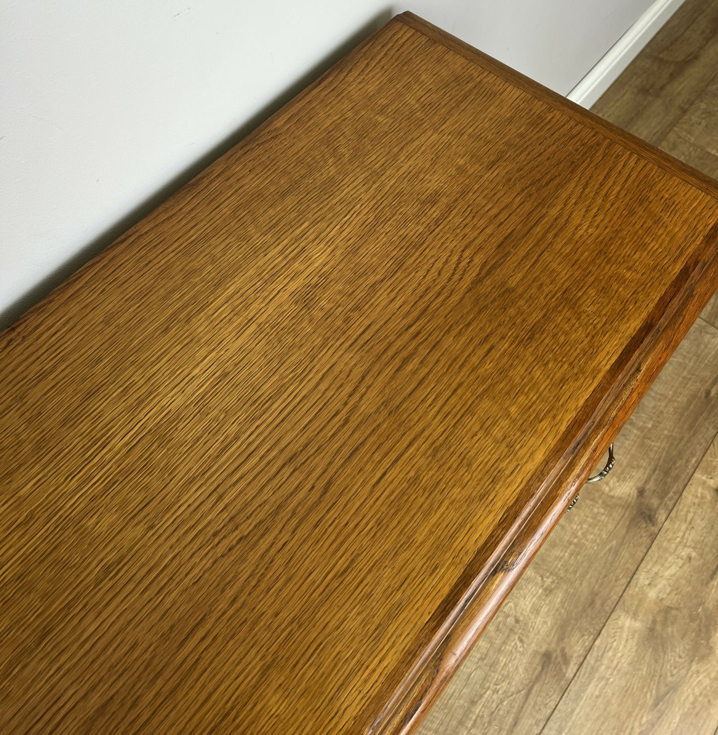 Chest of Drawers Vintage French Louis Oak 3 Drawers Carved Cabinet LOT 6234