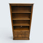 Ercol Wide Tall Bookcase Display Cupboards Golden Dawn Finish FREE* UK Delivery