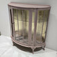 Jaipur pink and Gold Glass display Cabinet