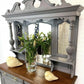 Antique Victorian Chiffonier Mirror Back Sideboard