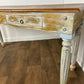 Reproduction French Country Style Acacia Wood Console Table
