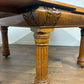 Early 20th Century Golden Oak Draw Leaf Dining Table