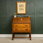 Vintage Oak Bureau Writing Desk - 1930s - 1940s