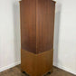 Reproduction Yew Concave Corner Cabinet