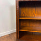 Vintage Dark Oak Open Bookcase by Jaycee – Made in England