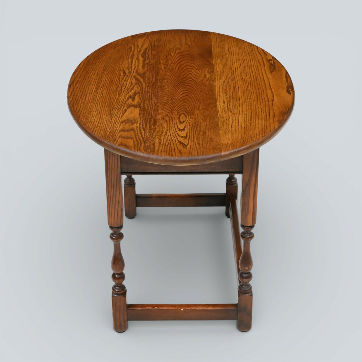 Old Charm Oval Coffee Table Tudor Style 54cm x 82cm Oak FREE UK Delivery