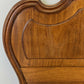 Headboard Antique French Style Walnut Double Bed Carved Headboard LOT 6452