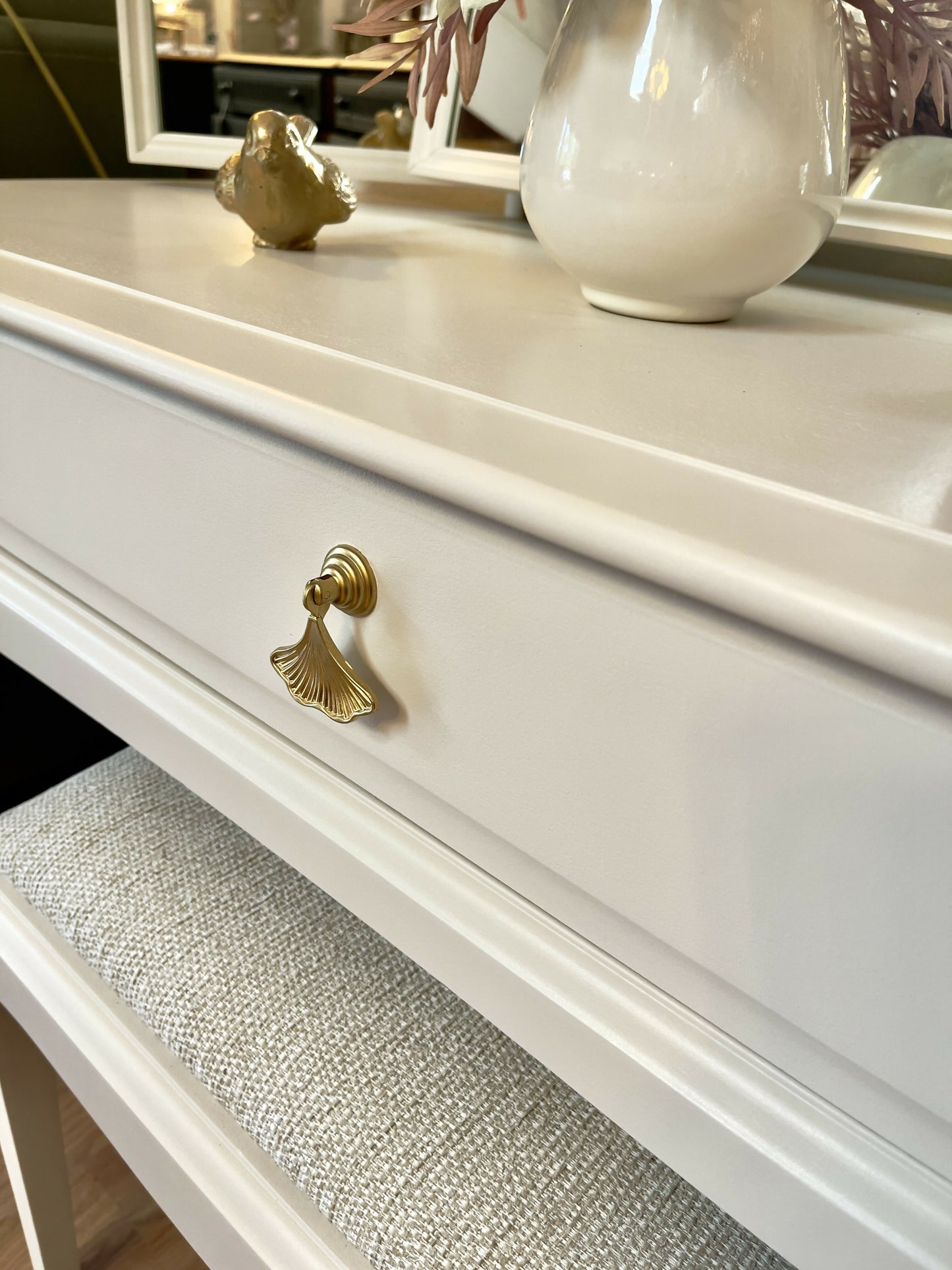 Stag Minstrel Dressing Table Console Table Retro Vintage Stool