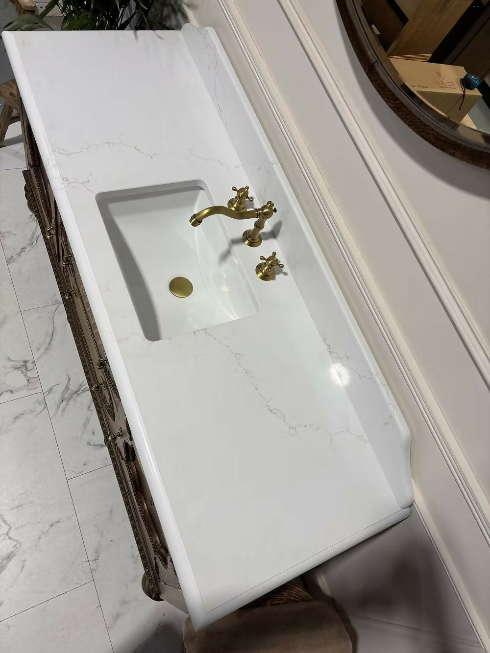 Traditional Double Bathroom Vanity Unit