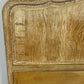 Bed Vintage French Louis XVI Oak King Size Bed Frame Carved Headboard LOT 6372