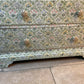 Antique chest of drawers covered in William Morris decoupage. With hand painted handles.