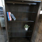 Pair Ercol Display Cabinets Freestanding - 5 FT - Dark Finish