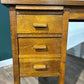 1950’s Oak Kneehole Teachers Desk4