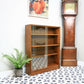 Herbert Gibbs Bookcase in Teak with Four Glazed Doors Mid Century