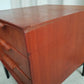 Vintage Pair of Danish Mid Century Bedside Chest Of Drawers Tables Retro Scandi R901