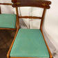 Set of Seven Reproduction Regency Style Mahogany Dining Chairs