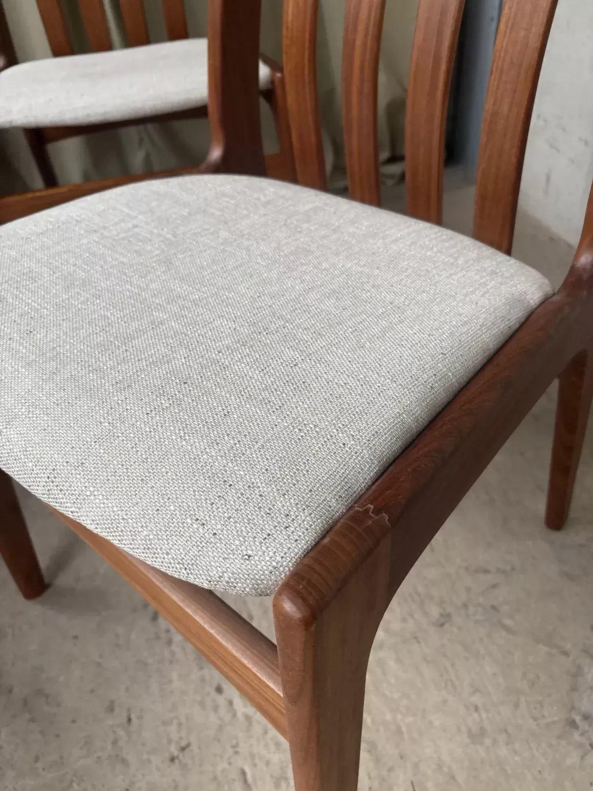 Vintage Mid Century 4 Schonning & Elgaard Danish Dining Chairs Retro Scandi R1005