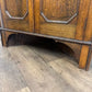 Early 20th Century Oak Freestanding Corner Cupboard