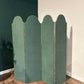 Vintage Four Fold Suede Dressing Screen5