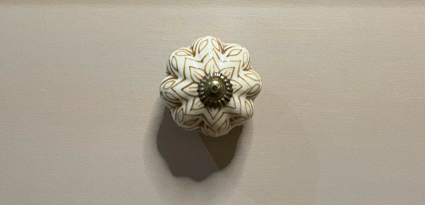 'Latte' Chalk Paint Wash Sideboard | Custom Mouldings & Artisan Handles