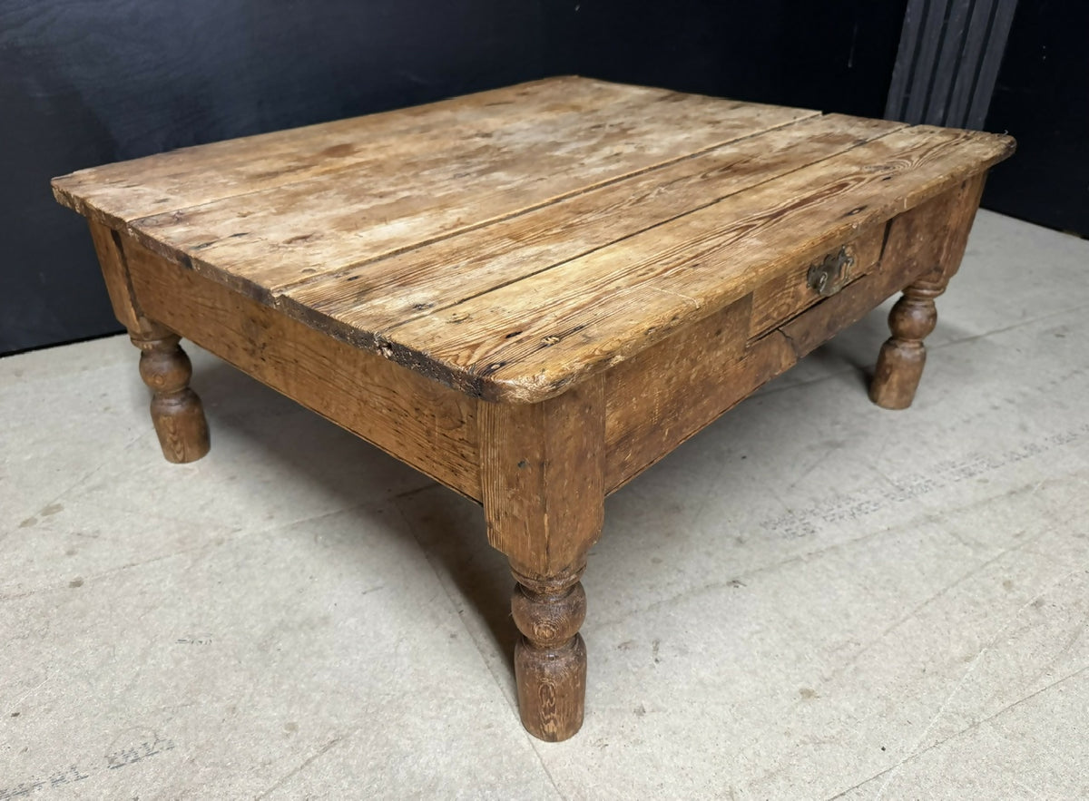 Rustic Pine Coffee Table