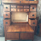 Vintage French Walnut Second Empire Secretaire A Abattant, C1890